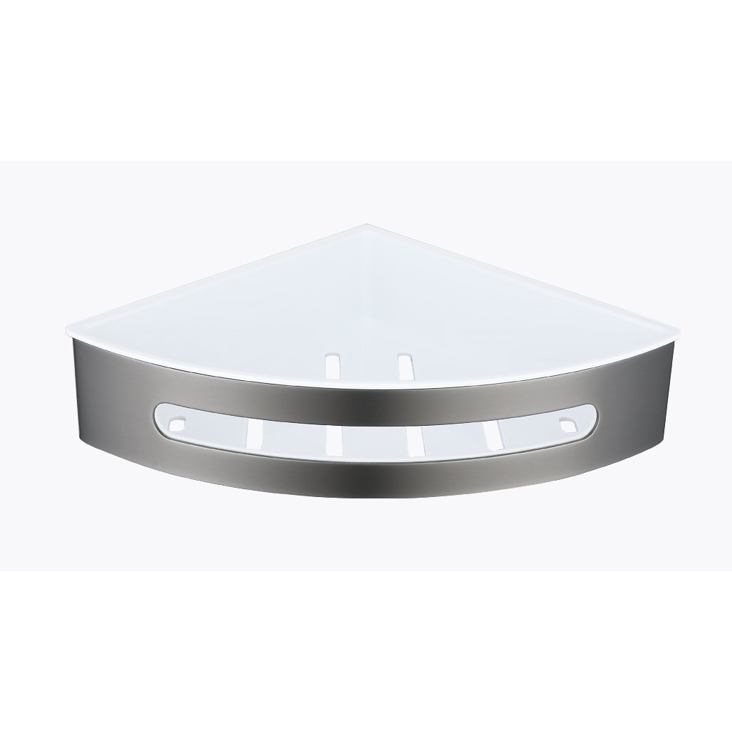 Полка для ванной комнаты угловая Raglo R340.01.09, графит