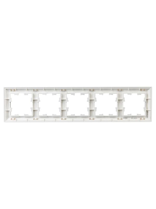 Рамка 5-м BRITE РУ-5-Бр алюм./алюм. IEK BR-M52-12-K47