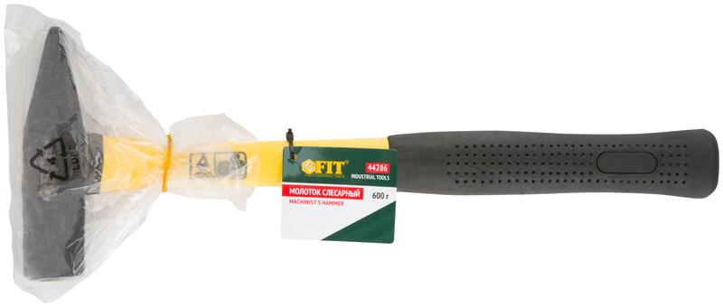 Молоток кованый 600г фибергласовая ручка FIT 44286