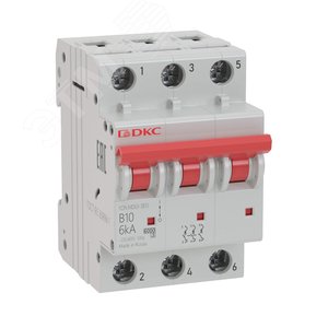 Выключатель автоматический модульный YON MD63 3P 20А C 10kA