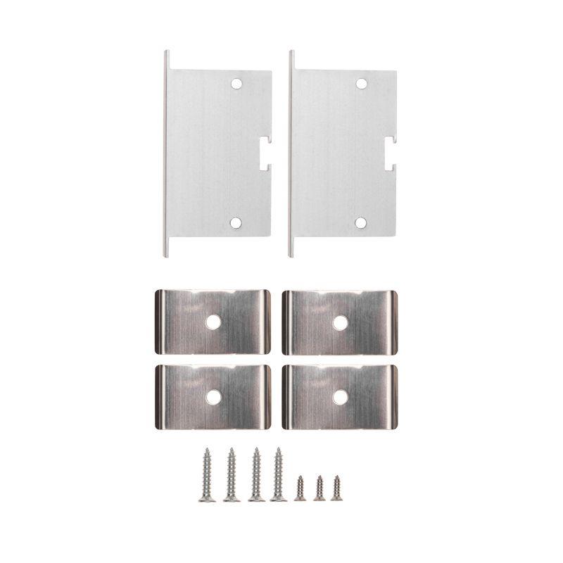 Комплект врезного алюм. профиля с рассеив. 62х32мм 2м Rexant 146-404