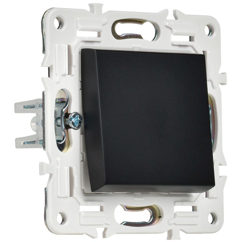 Выключатель 1-кл. SKANDY 10А SK-V01Bl черн. IEK SK-V10-0-10-K02