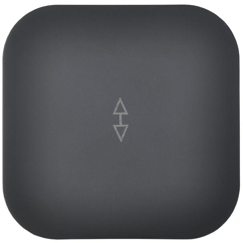 Выключатель проходной 1-кл. ОП GLORY ВСп10-1-0-ХЧм 10А черн. матов. IEK EVH12-K02M-10