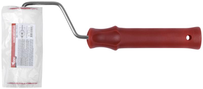 Валик 100мм d40/48мм ворс 4мм бюгель 6мм стержневая система велюр. КУРС 02561