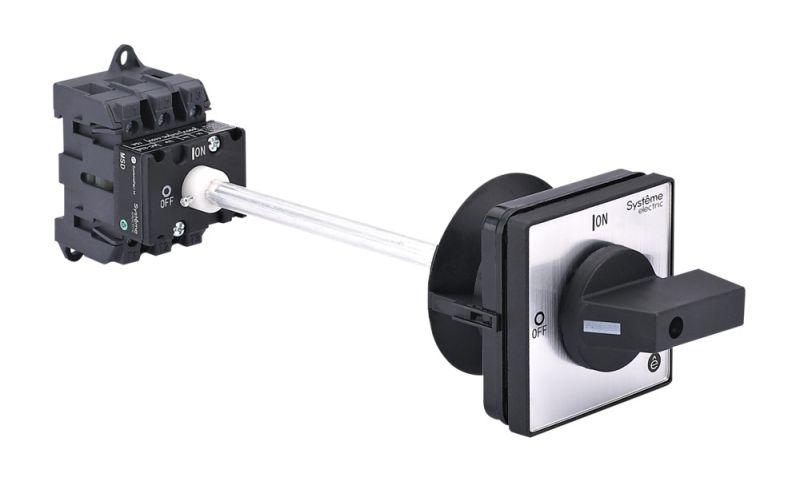 Выключатель-разъединитель 3п 32А IP20 с черн. выносн. рукоят. на дин-рейке/плате SE MSD32340B