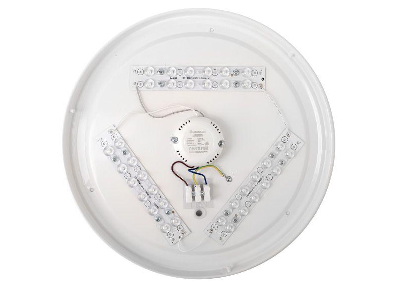 Светильник светодиодный LBS-8732 32Вт Flat silver настенно-потолочный Ultraflash 15160