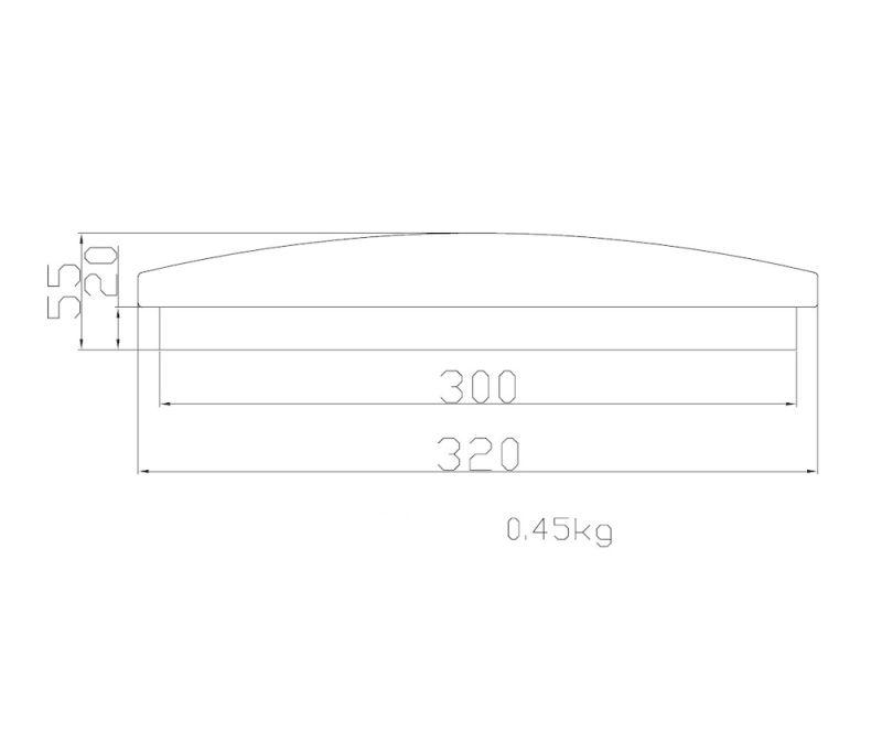 Светильник светодиодный LBS-8232 32Вт 6500К band настенно-потолочный Ultraflash 15151