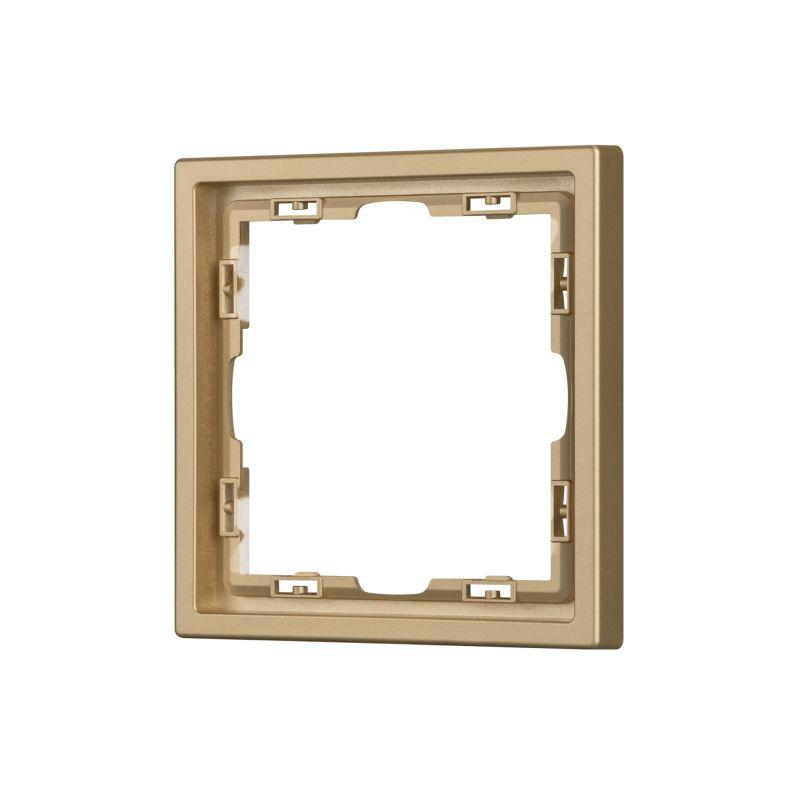 Рамка пластиковая FRM-NOBE-SFPL-1-GD Arlight 054213