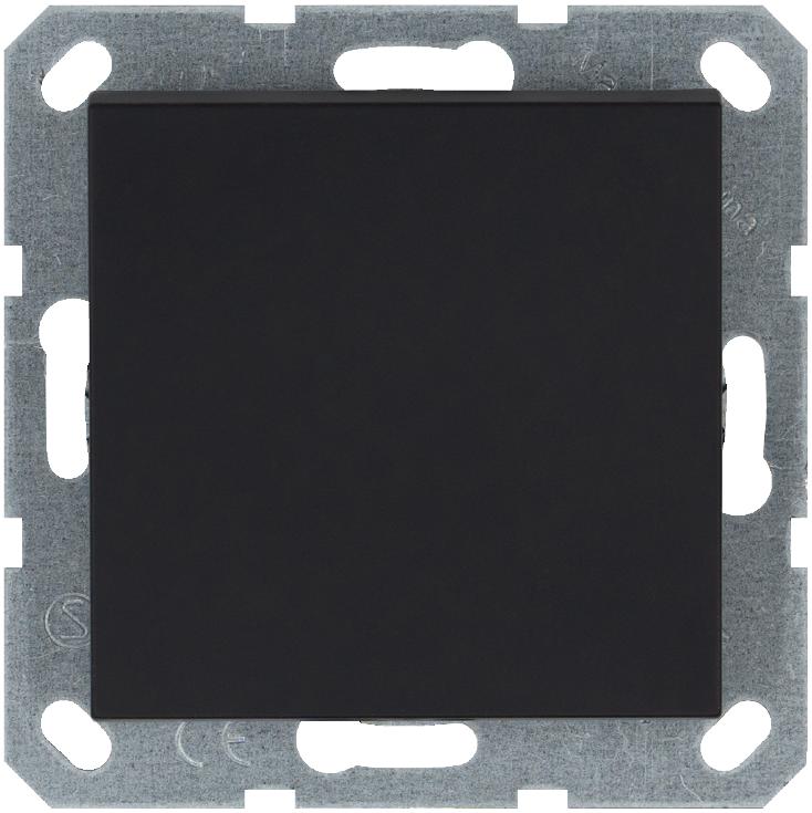 Выключатель 1-кл. 10А IP20 механизм черн. матовый soft touch Jasmart G3011PB