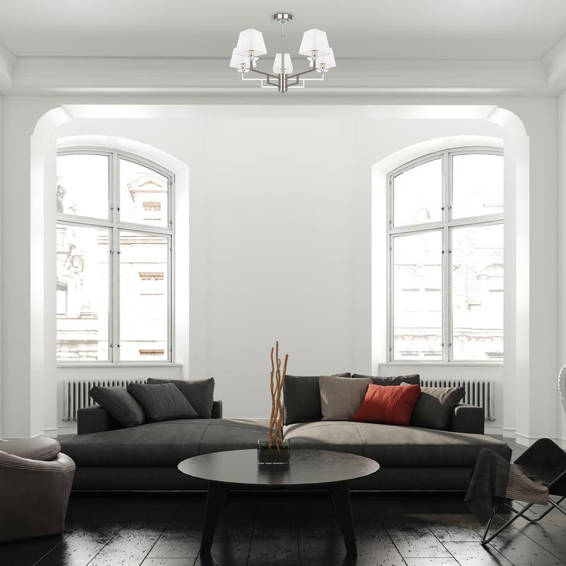 Светильник Viva 40Вт E14х5 IP20 подвесной Freya FR5266PL-05CH