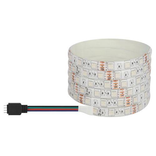 Комплект светодиодной ленты 5050kit-14.4-60-12-IP65-RGB разноцвет. 12В (в комплекте: LED лента на двустороннем скотче; источник питания; контроллер; пульт управления; коннекторы) (уп.5м) Эра Б0043070