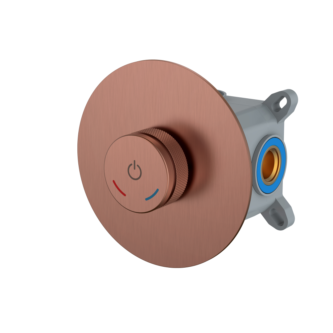 Смеситель автоматический встроенный TECH Brushed Bronze