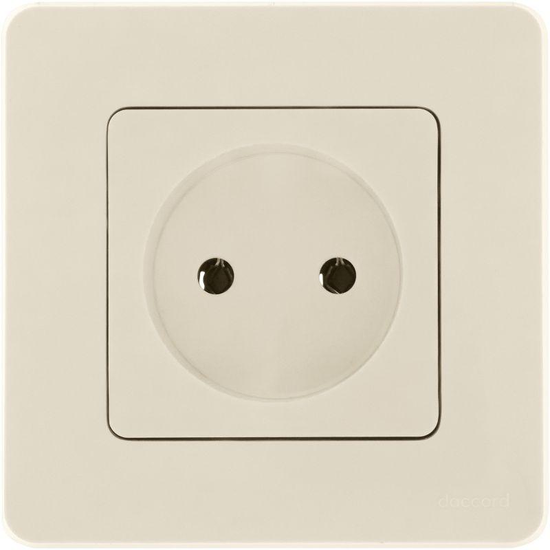 Розетка 1-м СП Inspiria 16А IP20 250В 2P механизм сл. кость IEK 673711