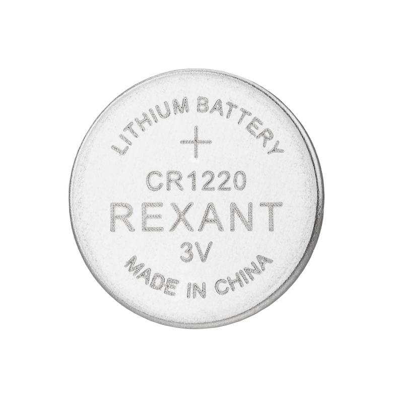 Элемент питания литиевый CR1220 3В (блист.5шт) Rexant 39-1102