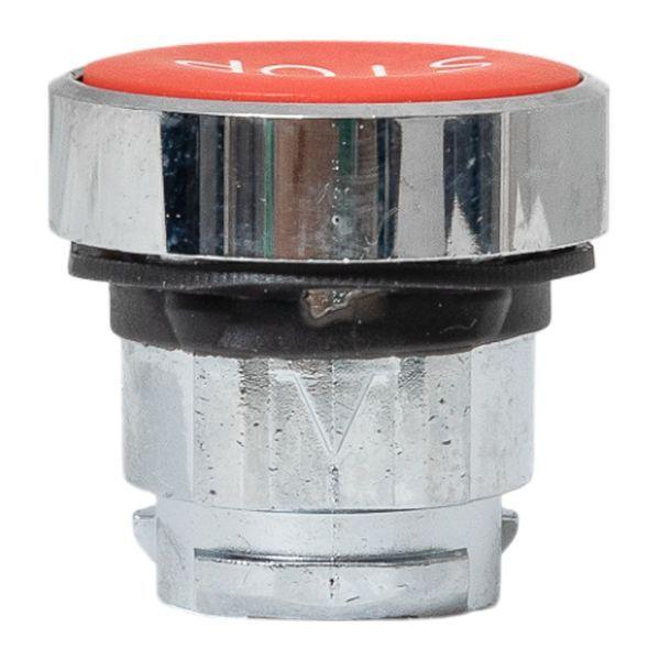 Механизм кнопки исполнительный "STOP" XB4 IP65 плоский возвратный без фиксации красн. EKF XB4BA-4158C-65