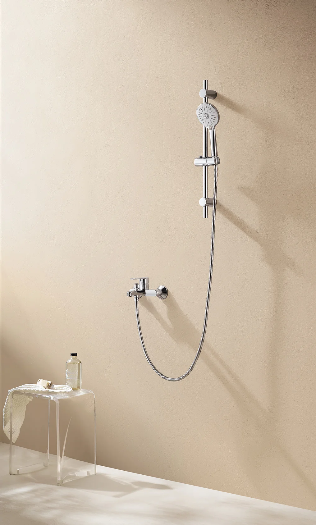 Смеситель для ванны ARROW AG3628CP-TZ с душевым гарнитуром, хром