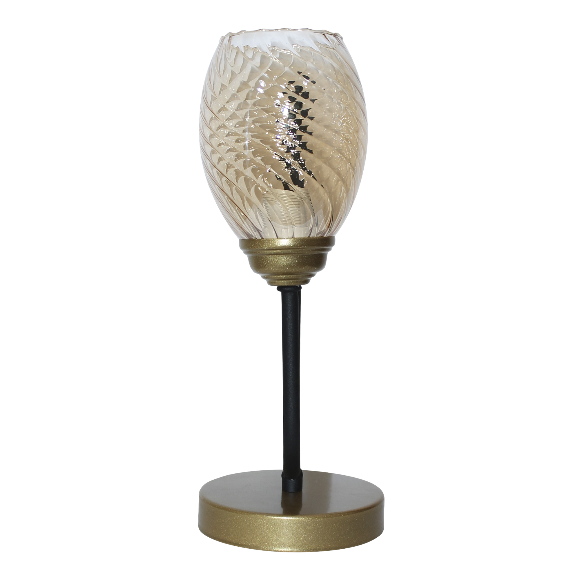 Светильник настольный Юна ННБ 63-60-019 черн.муар.зол/шнур черн. Е14