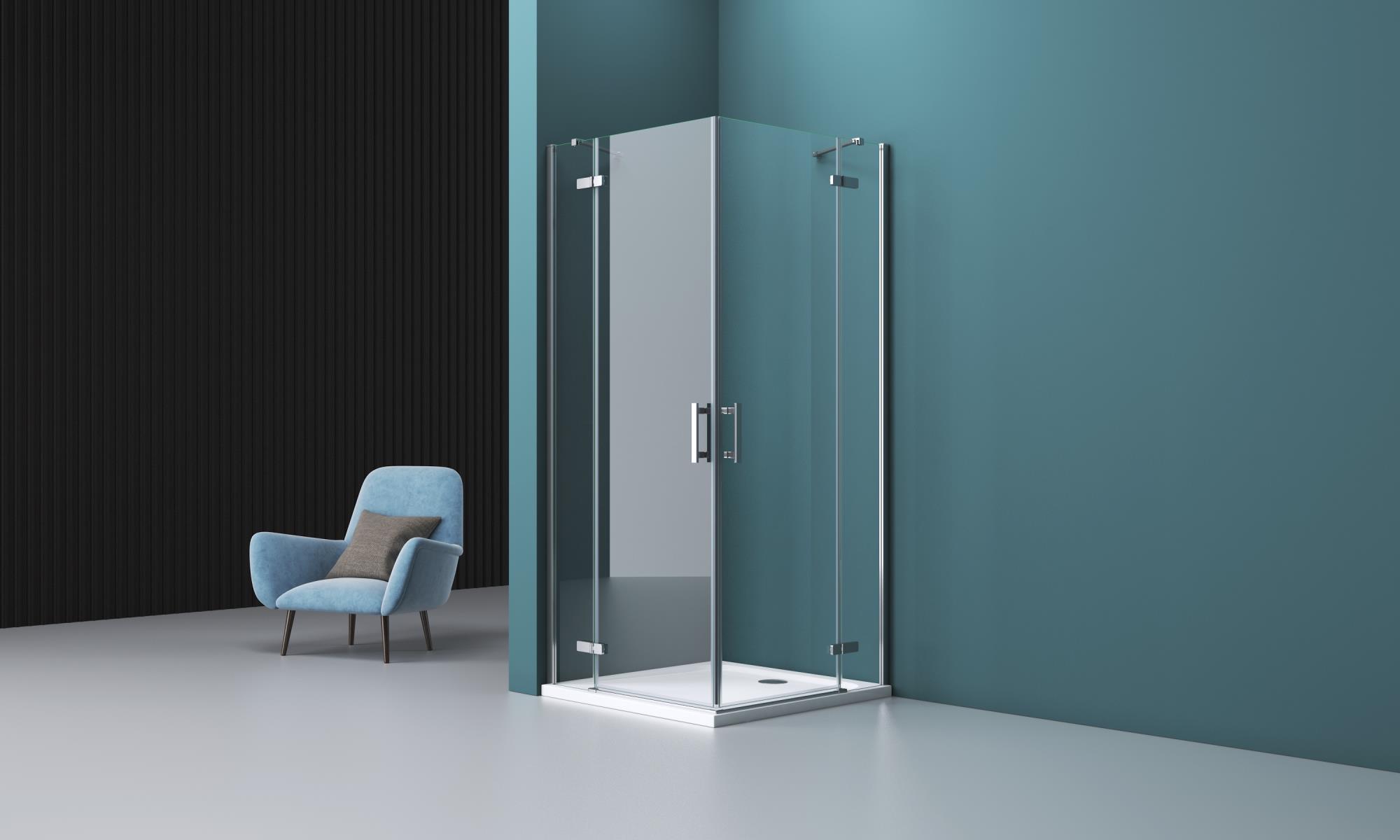 Душевой уголок BelBagno KRAFT-A-22-90-C-Cr