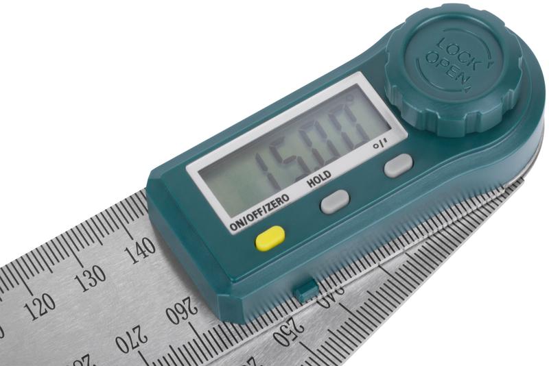 Угломерметаллический нержавеющий с электронным отсчетом 200мм FIT 19320