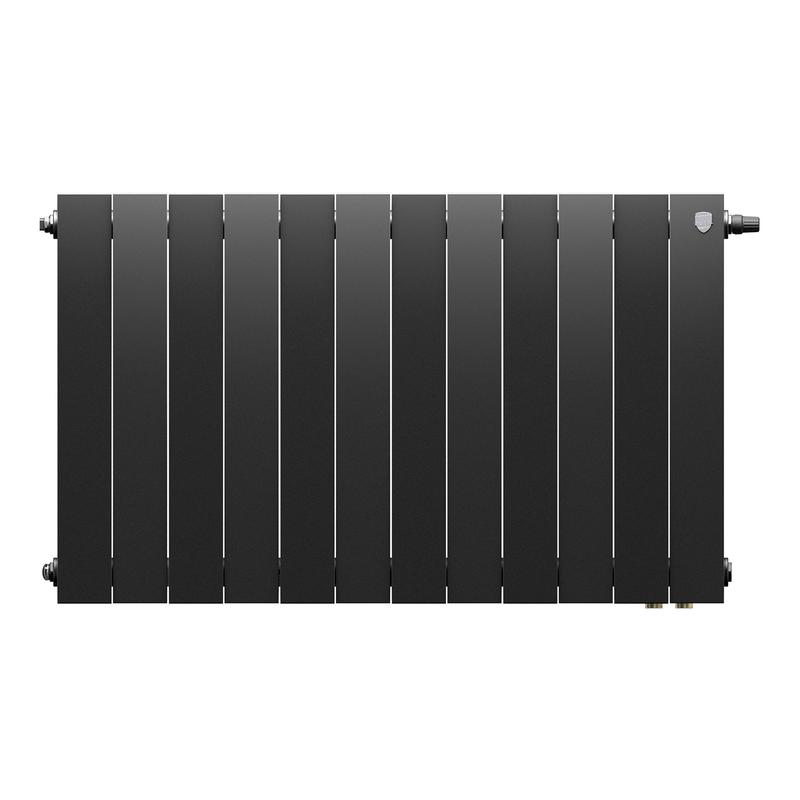 Радиатор PianoForte 500 VDR80 12 секц. биметал. Noir Sable Royal Thermo НС-1506366