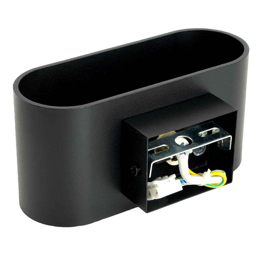 Светильник ДБО G9 без лампы черный