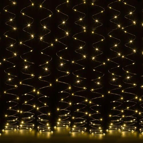 Гирлянда светодиодная "Занавес" 3х3м 240microLED тепл. бел. USB Holiday INZR-01 Intro Б0060435