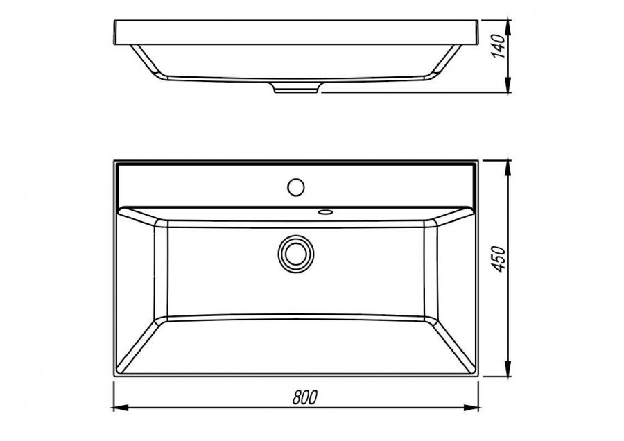 Тумба подвесная "Манхэттен 80" ЭМАЛЬ под ASTI 80 2 ящика PLUS олива
