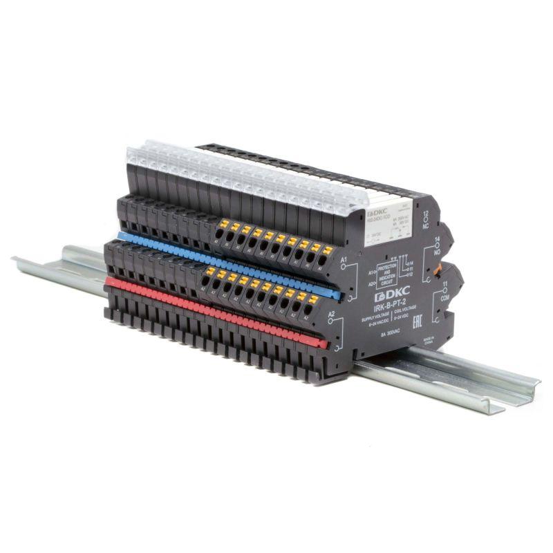 Перемычка 20-ти полюсная шинная для колодки с винт. клеммами IRK син. DKC IRK-AB-02