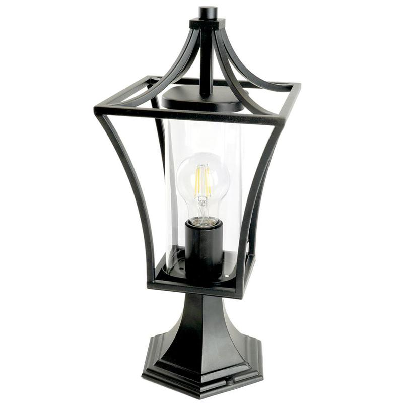 Светильник садово-парковый 60Вт 230В E27 черн. PL734 FERON 51270