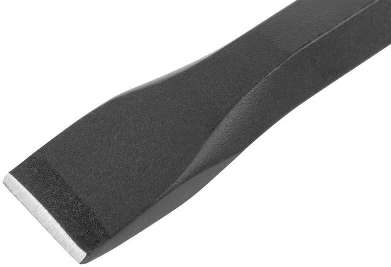 Зубило с пластиковым прорезиненным протектором 300х18х25мм профи FIT 46790