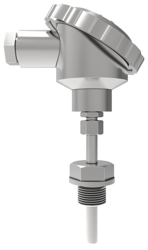 Преобразователь температуры погружной РТ100 M20х1.5 100мм 2м монтажн. головка ONI PTS-PT100-3-100-4-2M-2