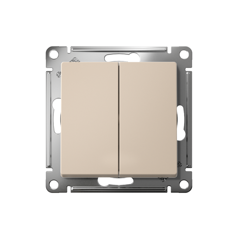 Переключатель проходной 2-кл. СП AtlasDesign 10А (сх. 6/2) 10AX механизм песочн. SE ATN001265