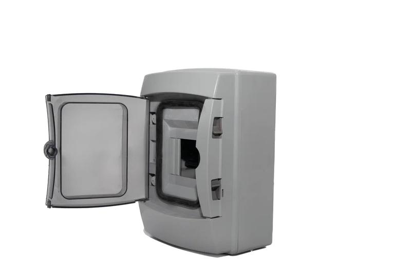 Корпус щита распределительного для модульного оборудования 4M IP66 навесной прозр. затемненная дверца Cetinkaya Pano CP3904