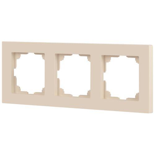 Рамка 3-м СП Accent 6-503-02 сл. кость Intro Б0063781