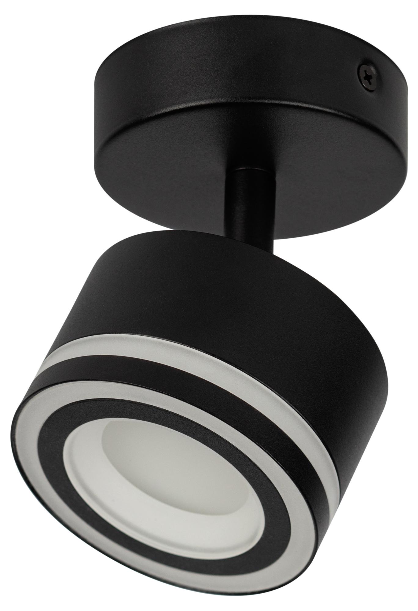 Светильник настенно-потолочный спот OL52 BK GX53 IP20 черный