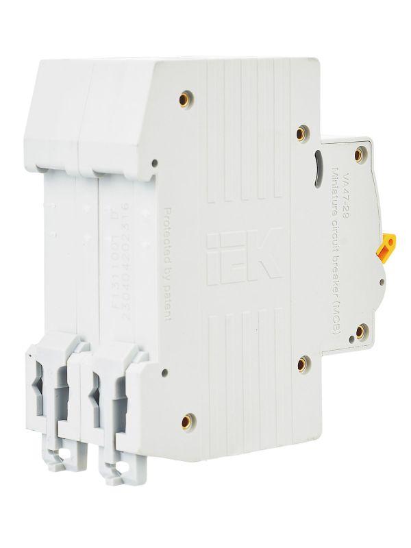 Выключатель автоматический модульный 2п D 16А 4.5кА ВА47-29 KARAT IEK MVA20-2-016-D