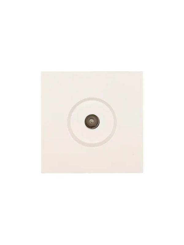 Розетка ТВ проходная СП ZIMA IP20 слон. кость LEZARD 704-9088-129