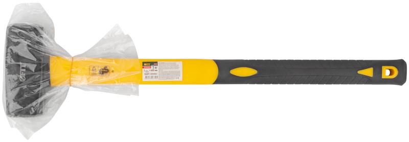 Кувалда кованая 600мм 3кг фибергласовая ручка FIT 45228