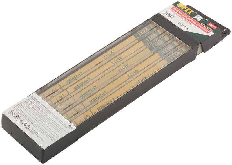 Полотно ножовочное по металлу легированная сталь 20 Cr 300мм ( 18 TPI ) FIT 40172