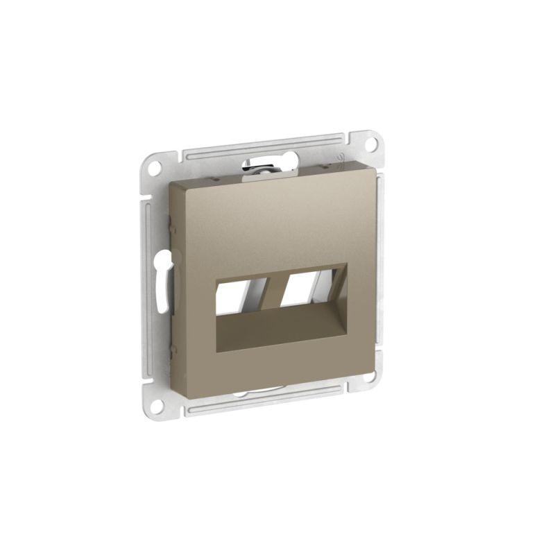 Накладка двойная AtlasDesign для информационных функций типа Keystone шампань SE ATN000590