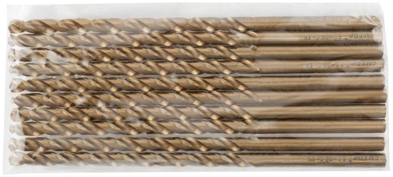 Сверло по металлу удлиненное Profi с кобальтом 5% 5х132мм (уп.10шт) Cutop 48-5-132