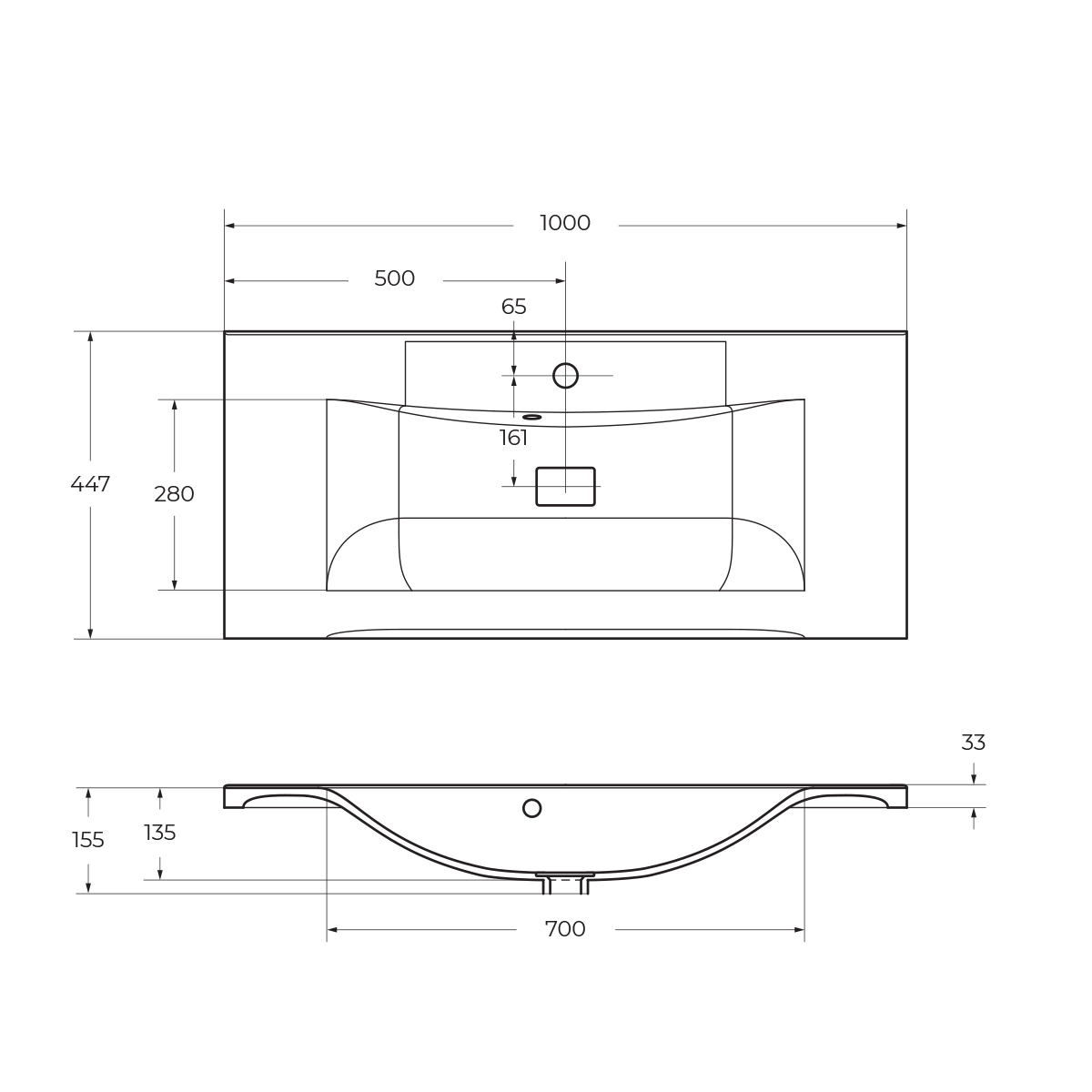 Раковина из литьевого мрамора BelBagno BB1000/445-LV-MR-PR