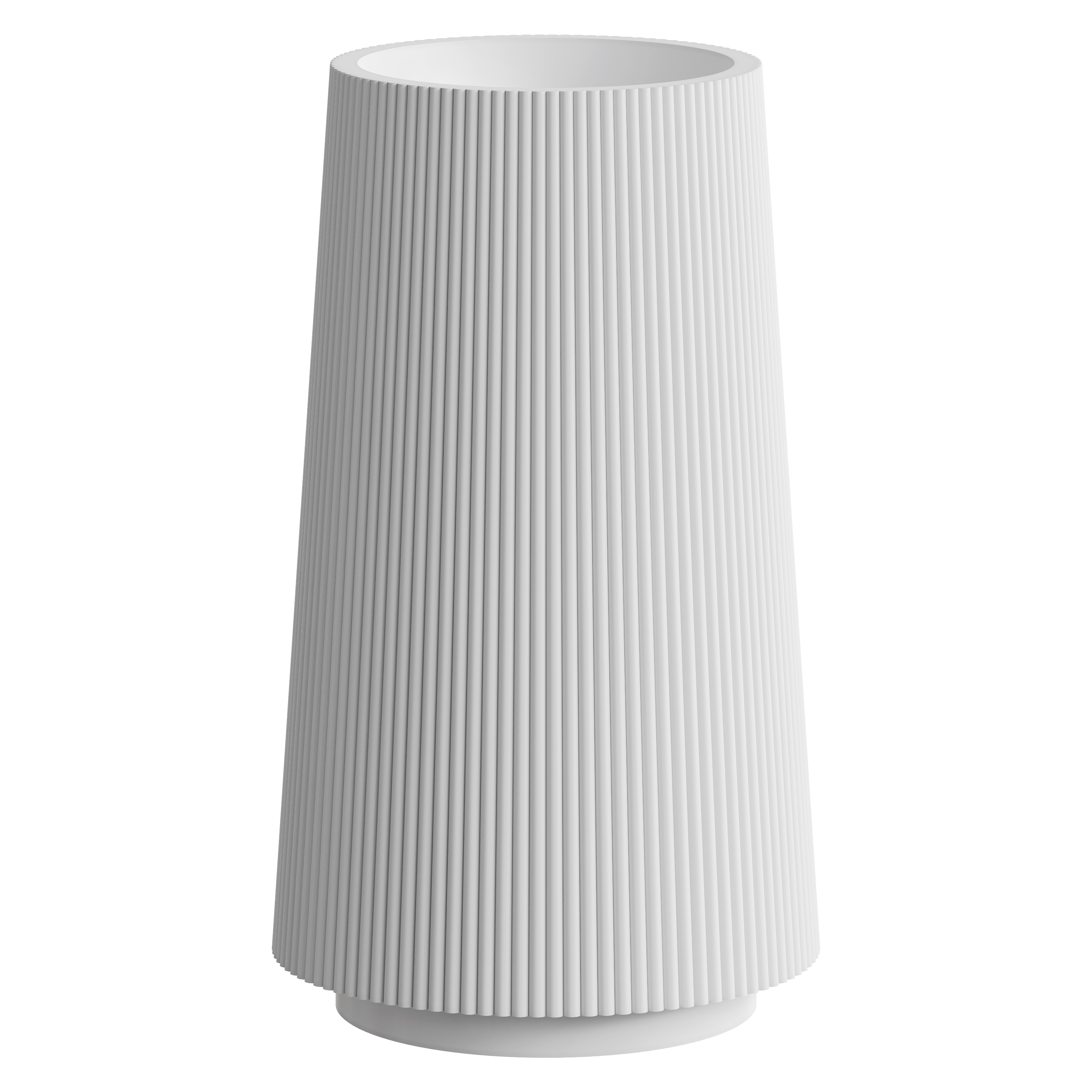 Раковина напольная рифленая Corian 480*480*850 MINT (мятный)