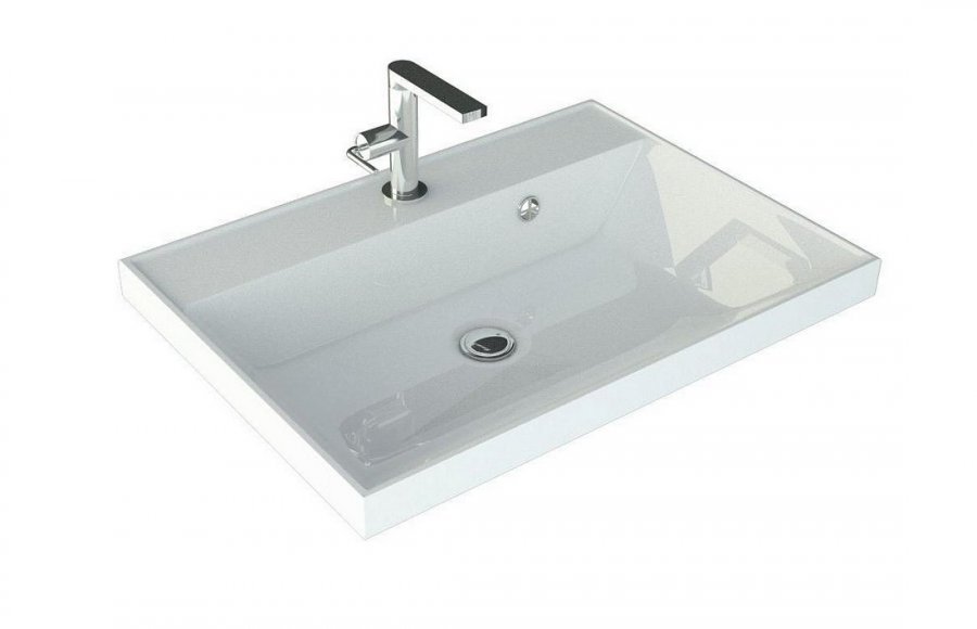 Тумба подвесная "Матис 60", Classic 60, (2 ящика), КРЕМ, ЭМАЛЬ