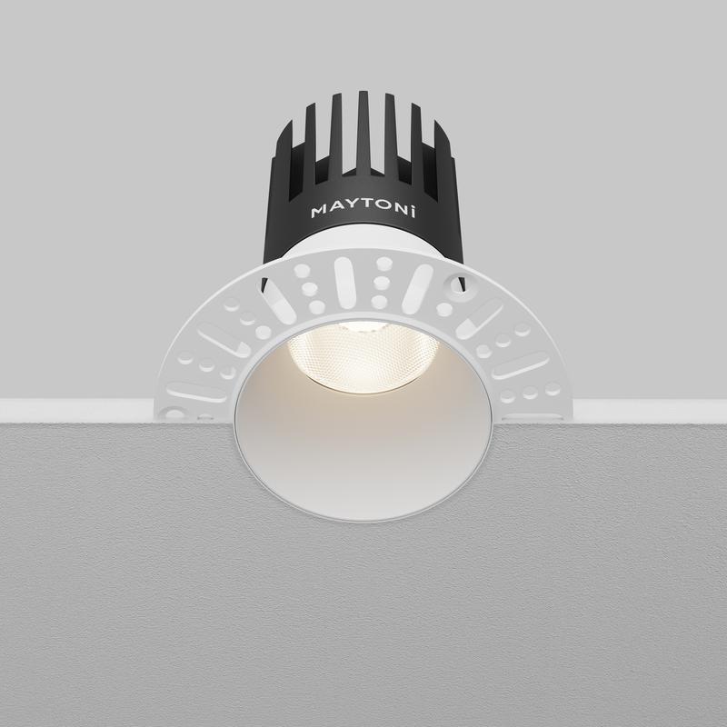 Светильник Dip 15Вт 4000К 50град. встраив. Maytoni DL122-15W-4K-TRS-W