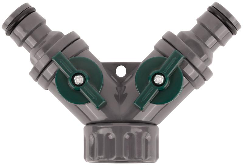 Распределитель 2-х канальный пластиковый FIT 77425