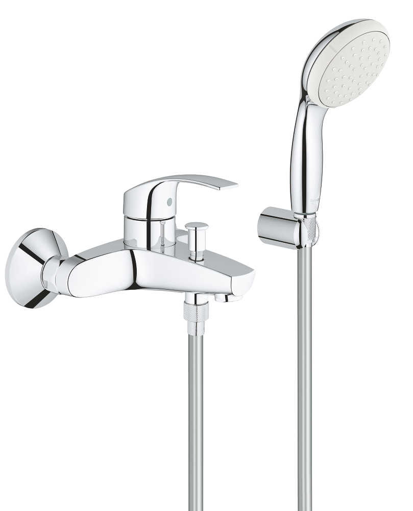 Смеситель Grohe Eurosmart New 3330220A для ванны с душевым набором