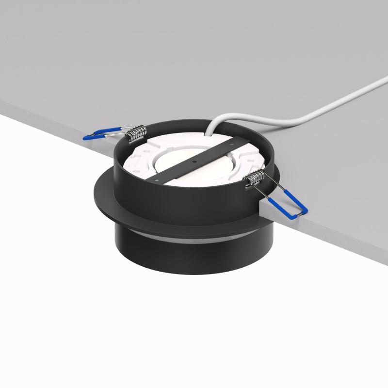 Светильник NIKO 15Вт GX53 IP20 LED встраив. акрил алюм. черн. DENKIRS 772632