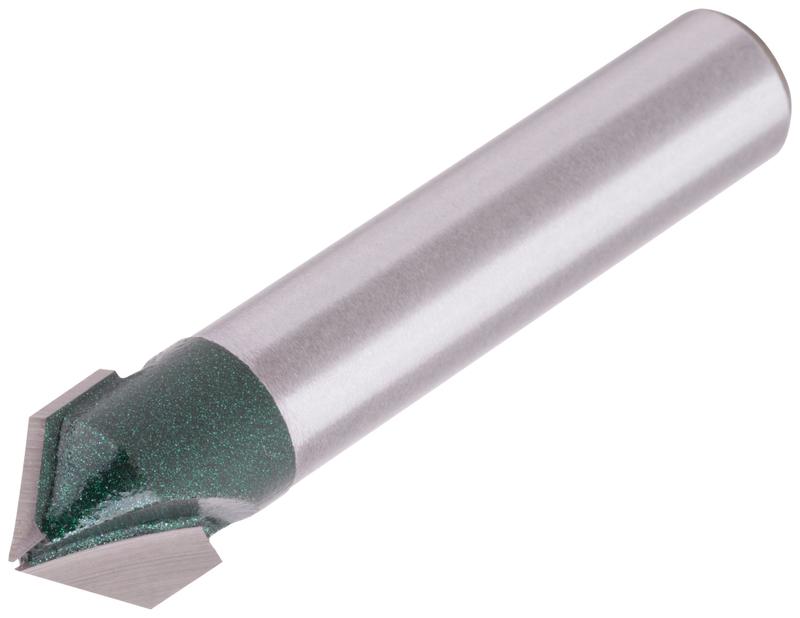 Фреза пазовая V-образная DхHхL=10х10х46.5мм FIT 3603-081010