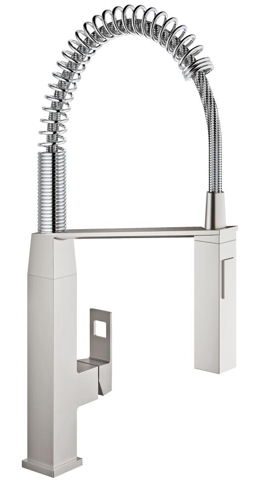 Смеситель Grohe Eurocube 31395DC0 для кухни с выдвижным изливом